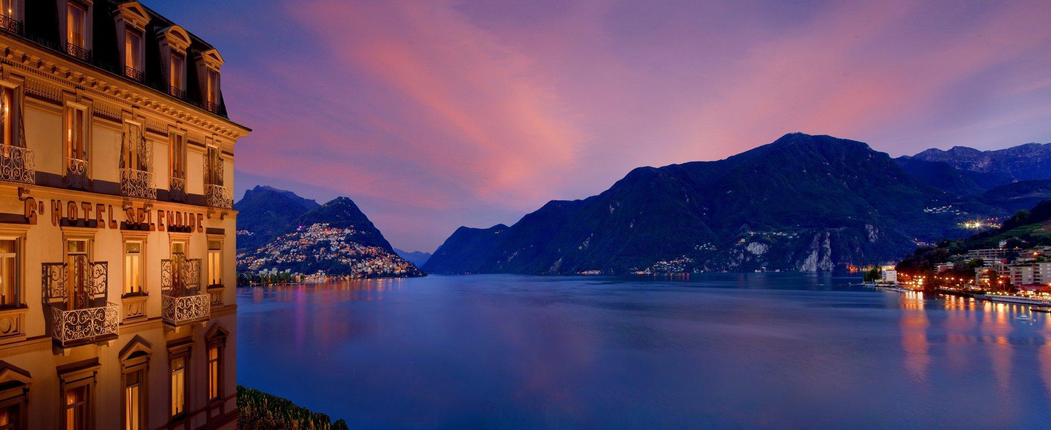Hotel Splendide Royal Lugano Ngoại thất bức ảnh Lake Lugano