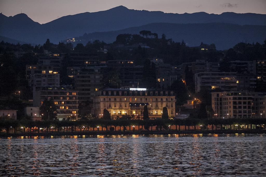 Hotel Splendide Royal Lugano Ngoại thất bức ảnh View of the hotel from the sea